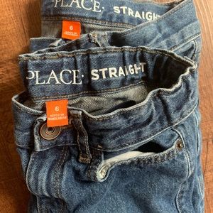 2 PAIR!! Boys size 6 children’s place jeans